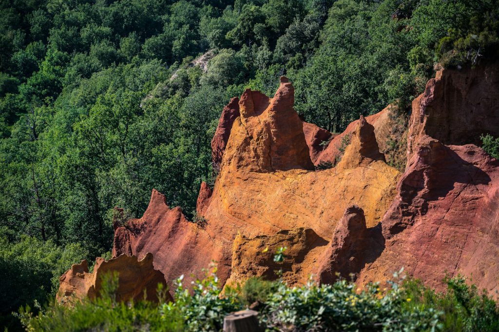 Beautiful scenery in Maison Du Parc Naturel Régional du Luberon in France