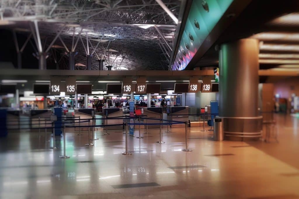 Airport Vnukovo in Moscow.