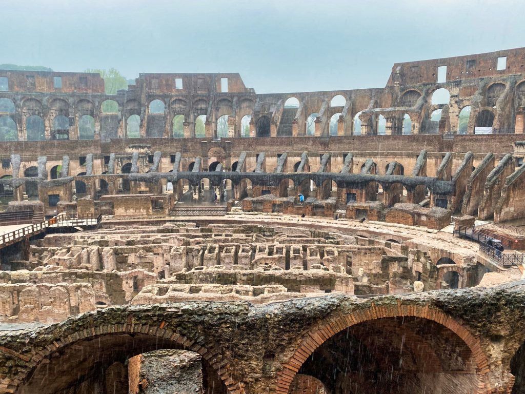 The Colosseum in Rome, Italy