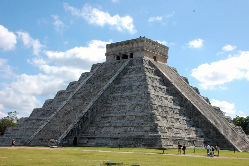 Explore the majestic El Castillo pyramid at Chichén Itzá in Mexico, a testament to ancient Mayan architecture.