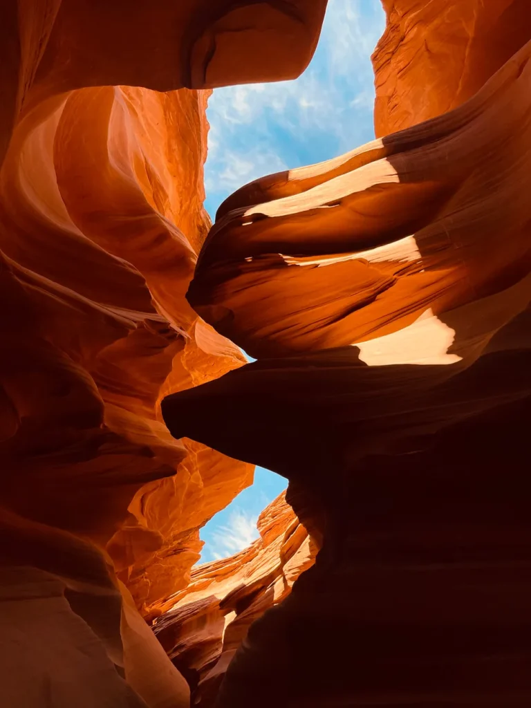 A breathtaking look at the eroded rock formations of Antelope Canyon, Arizona.
